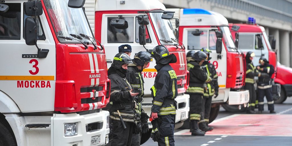 На улице Свободы произошёл пожар в квартире