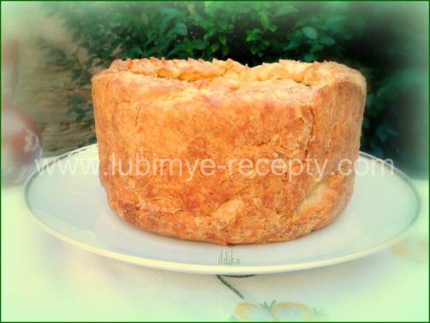 Яблочный пирог c карамельным соусом или Супер-мега-шарлотка