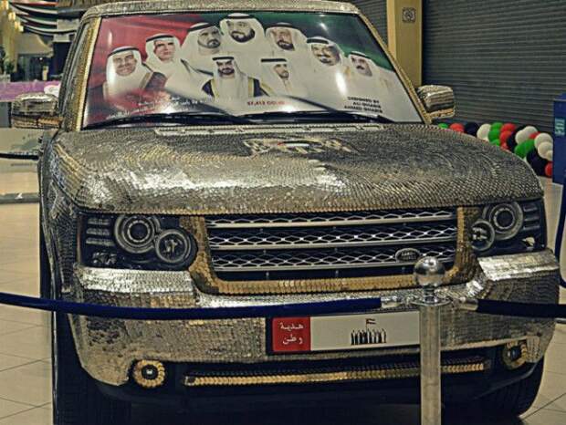 Тюнинг Range Rover монетками. Тюнинг Range Rover монетками