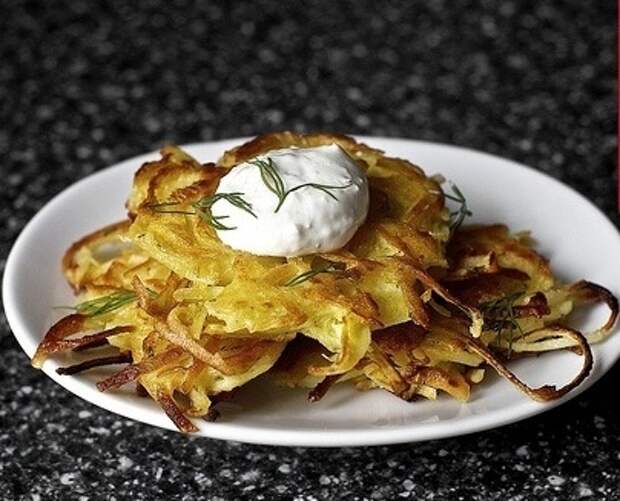Картофель в кляре.