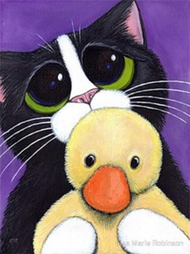 Коллекция кошек, котов и котят от Lisa Marie Robinson.