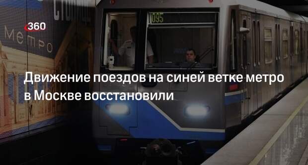 Движение на участке Арбатско-Покровской линии метро в Москве восстановили