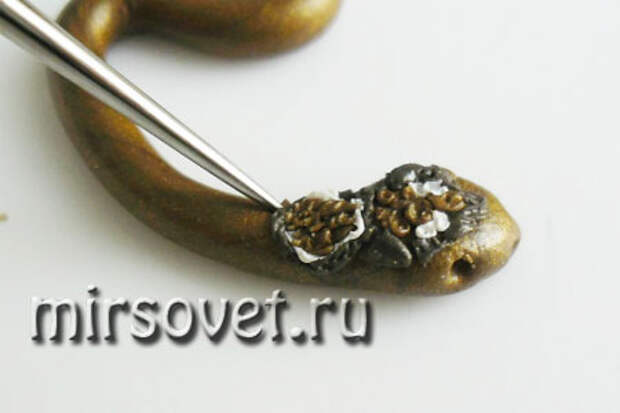 имитируем рисунок кожи змеи