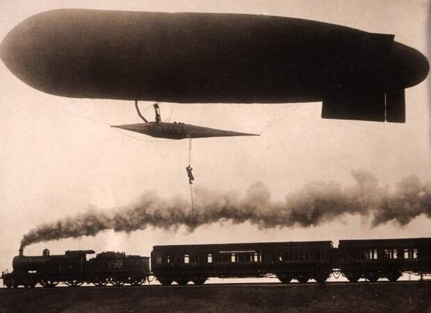 Редкие фото из архивов . Старые фотографии   дирижаблей  и воздушных шаров,  1910-е-1930-е годы