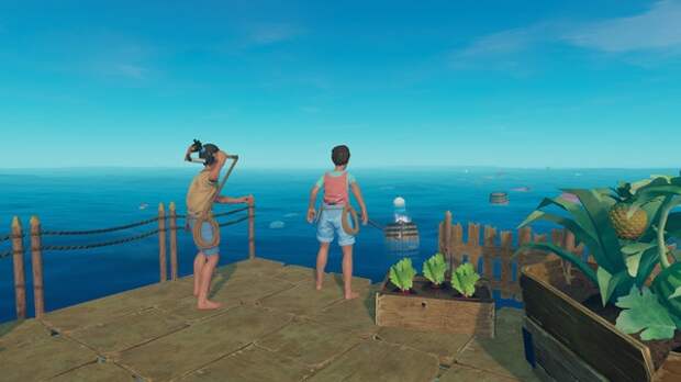 Поиграли за вас: Не дай акуле слопать свой плот в игре Raft