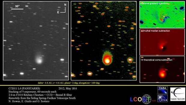 Астрономы продолжают наблюдения за кометой