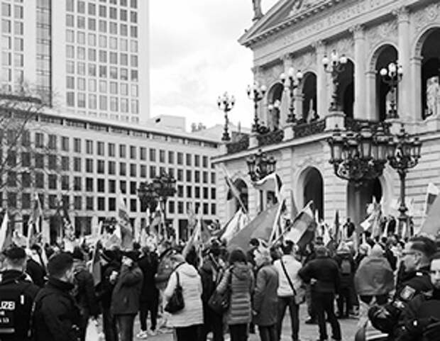 Митинг в поддержку России в Германии - явление нередкое