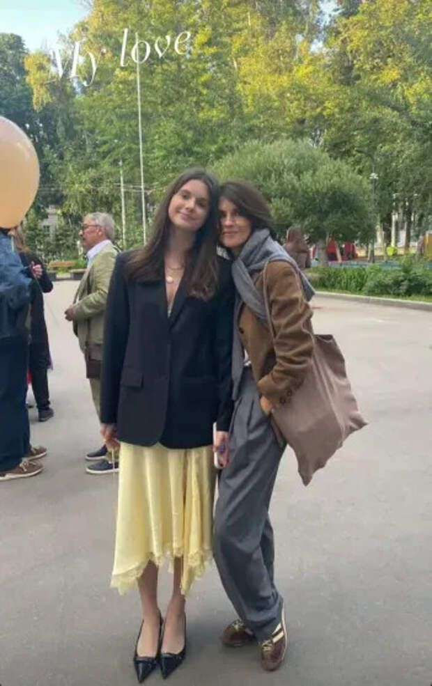 Ксения Соловьёва с дочерью