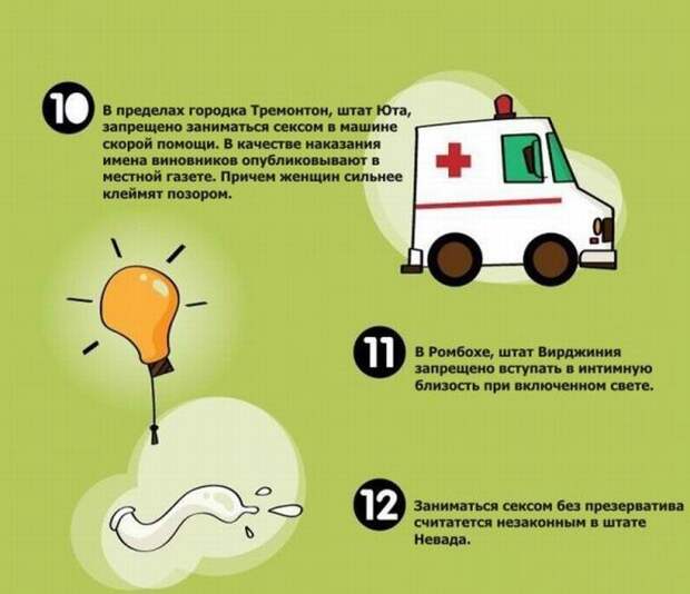 20 странных законов о сексе (8 фото)