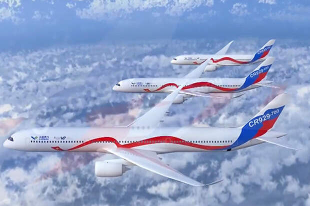 В 2023 году на создание российско-китайского самолета CR929 направят почти 900 млн рублей