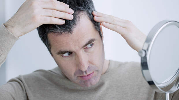 седые волосы