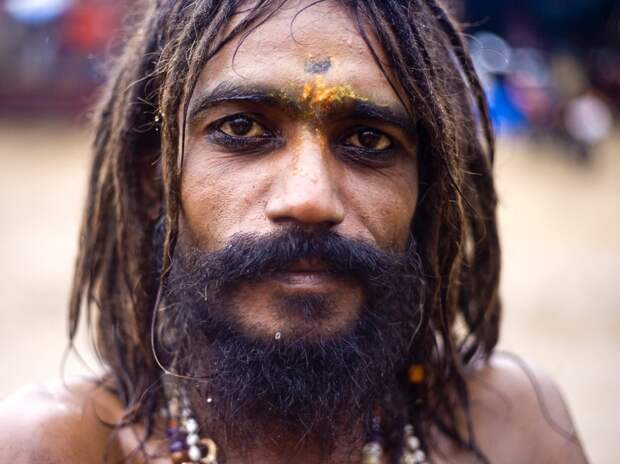 Садху. Пушкар, верблюжья ярмарка. Фото / Sadhu. Photo