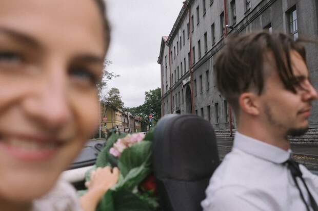 Фотограф эстонка засняла свою свадьбу