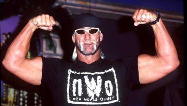 hulk hogan strikes a pose nwo