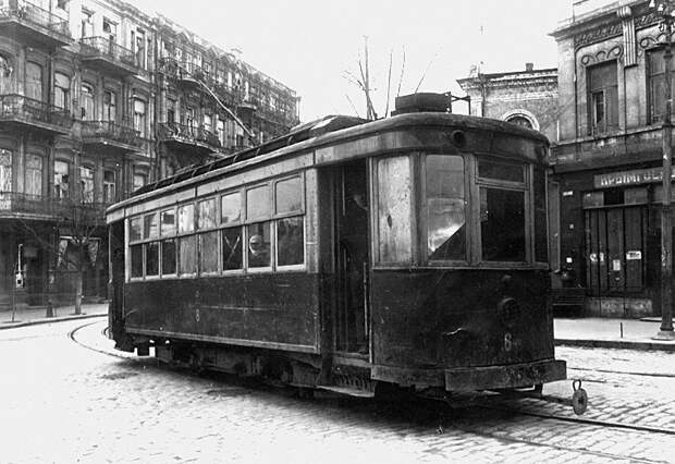 Трамвай. Севастопольский трамвай. 1941 г. автобус, автомир, железная дорога, интересное, история, крым, трамвай, троллейбус