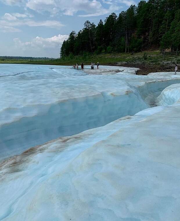 пляж в Якутии