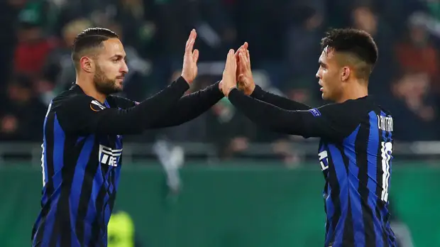 «Интер» обыграл «Рапид» в 1/16 финала футбольной Лиги Европы