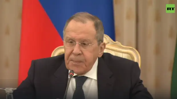 Пресс-конференция Лаврова и представителей Лиги арабских государств