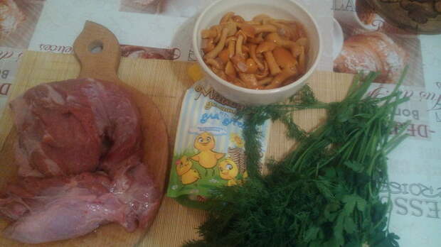 Салат ,,Грибная поляна,, рецепт, салат, еда, мужская кулинария, говядина, грибы, длиннопост