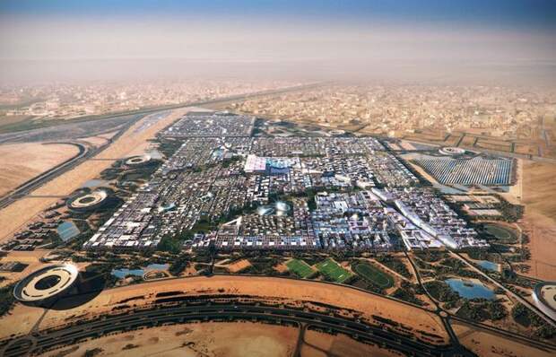 Экологически чистый город Масдар (ОАЭ, Дубай).