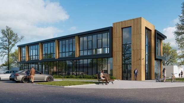 Площадку для строительства "деревянного" офисника готовят рядом с барнаульским Ковшом