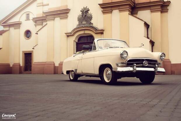 Кабриолет из ГАЗ 21 в американском стиле авто, газ, волга, газ-21