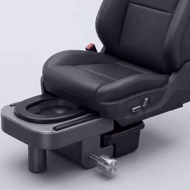 Автопроизводитель запатентовал встроенный в сиденье машины унитаз