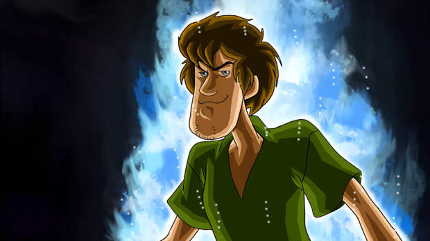 powerfull shaggy meme