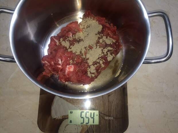 Эксперимент с приготовлением ветчины