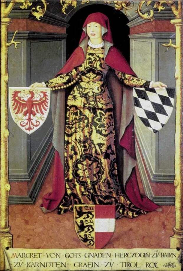 Маргарита, графиня Тироля и герцогиня Баварии. Портрет первой половины XVI века.
