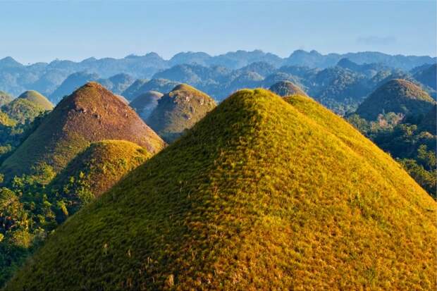 Шоколадные холмы на Бохоле, Филиппины. Фото
