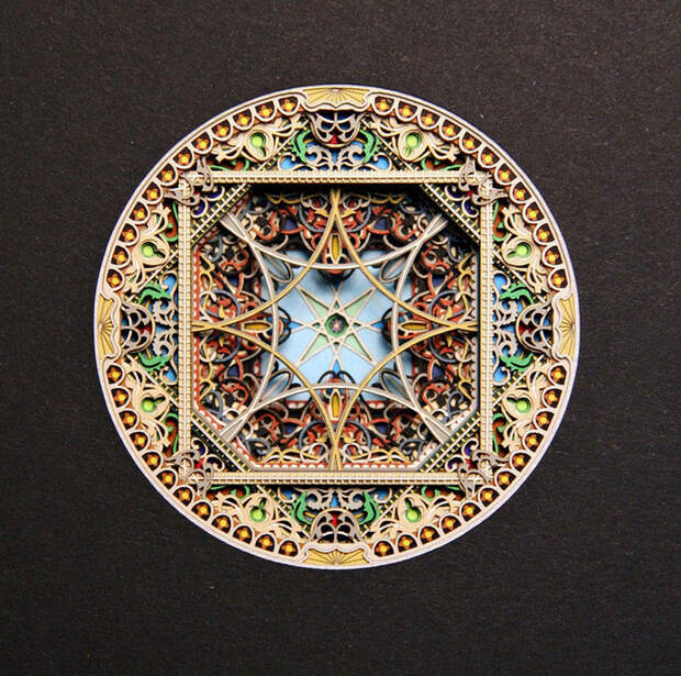 Фотография: Ажурные витражи из... картона №15 - BigPicture.ru