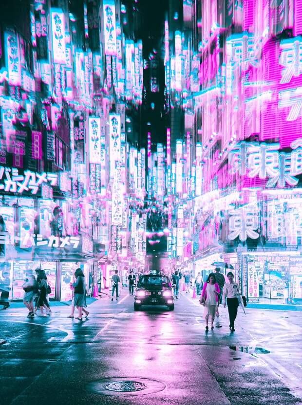 20+ Photos From Neon Hunting In A Cyberpunk City Tour