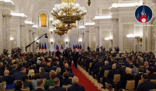 Владимир Путин: Мы призываем Киев к переговорам, но выбор народа обсуждать не будем