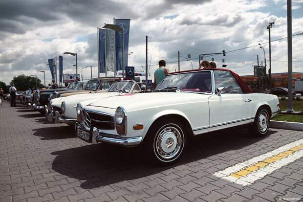 Mercedes-Benz Classic Day в Москве (57 фото)