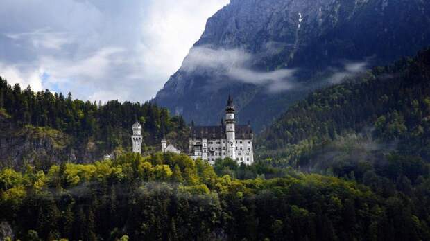Замок Нойшванштайн, Германия красивые места, мир, природа, путешествия, сказка