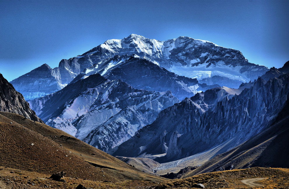 Южная Америка — гора Аконкагуа, 6962 м