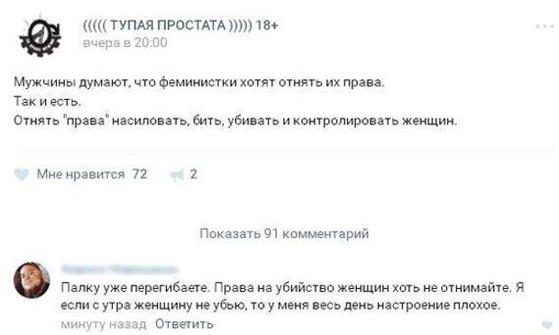 Феминизм и его проявления в реальной жизни Феминизм и его проявления в реальной жизни