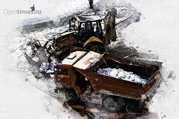 В Орле введён усиленный режим уборки снега