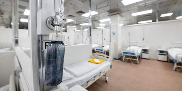 Все койки оборудованы индивидуальной кислородной станцией / Фото: mos.ru