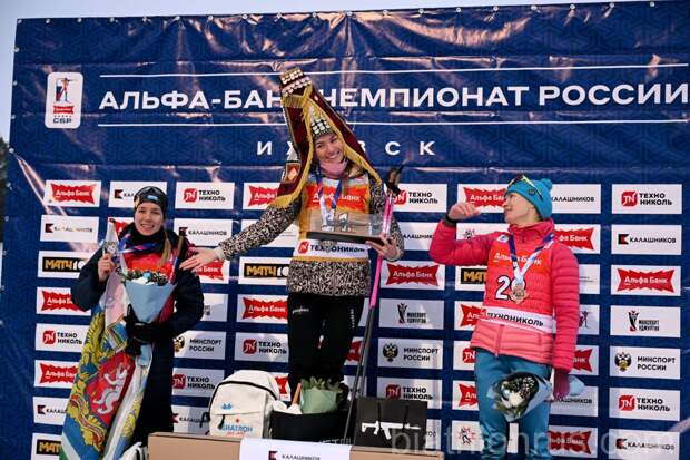 Лучшая тюменская биатлонистка Сливко выиграла первое золото в сезоне