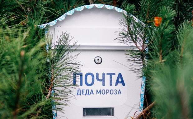 Ящик для писем Деду Морозу появился в Лианозовском парке Фото с сайта mos.ru