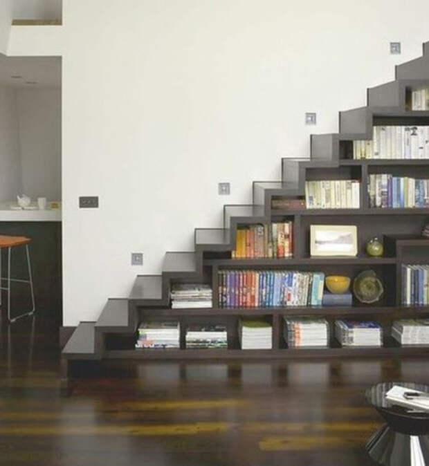 Лестница - книжный шкаф