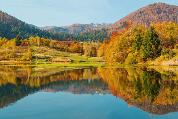 Осенние пейзажи возле городка Мрзла Водица
