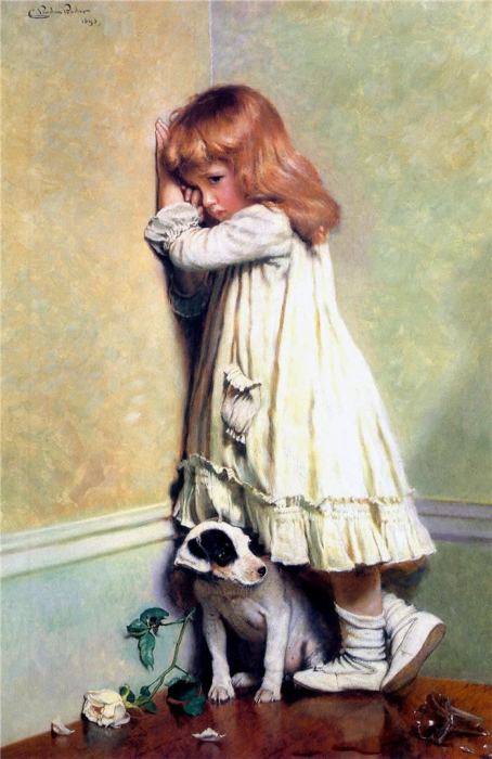 «Провинились» /Charles Burton Barber