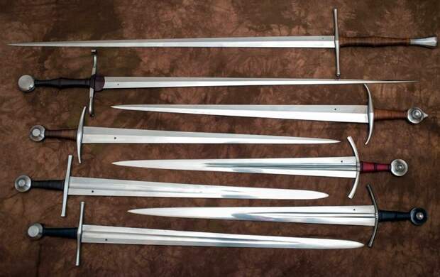 Средневековые мечи. Меч, длинный меч, Клинковое, Средневековье, Длиннопост