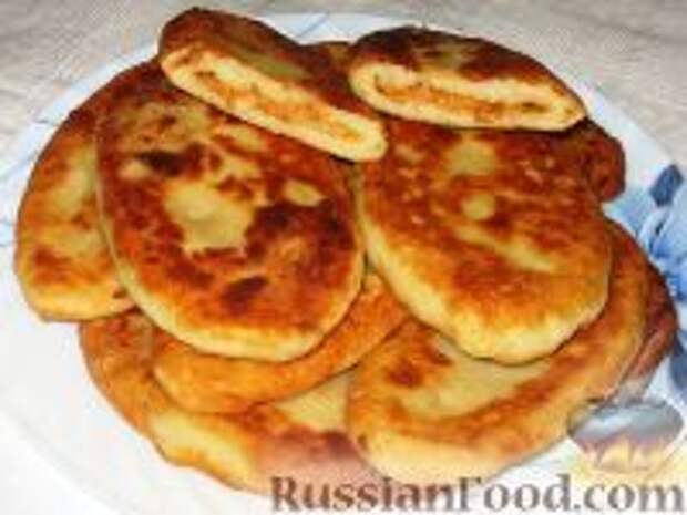 Фото к рецепту: Картофельные язычки с капустой