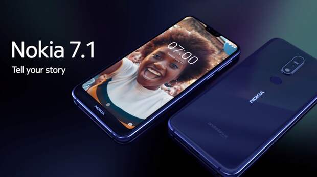 nokia, 7.1, nokia 7.1, mid-range, android, smartphone, notch,