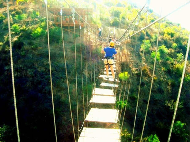Подвесные мосты не для слабонервных Insane Hanging Bridges 20 Подвесные мосты не для слабонервных