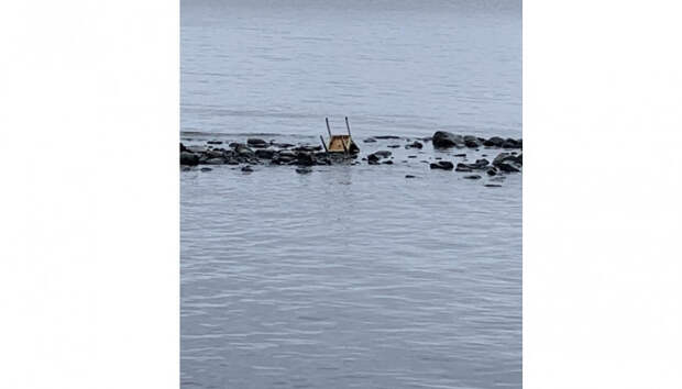 Спасатели выловили стул из Онежского озера